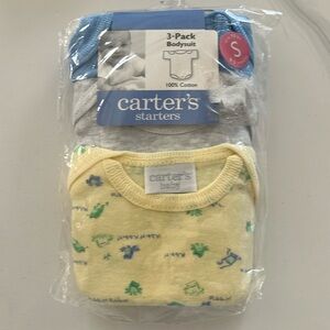 Carter’s 3 pack short-sleeve onesies (sz 0-3 mos)